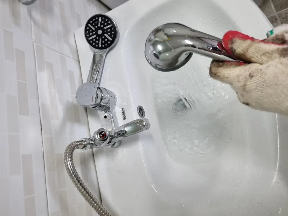 샤워 수전 교체 8